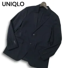 UNIQLO ユニクロ 春夏 感動ジャケット★ SLIM FIT テーラード ジャケット Sz.S メンズ 濃紺 ネイビー
