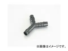 2輪 キタコ ホースコネクター（Y型） 6mm（ブラック） サイズ=A:6B:7.4C:16D:41E:44 0900-990-10106 JAN：4990852085873のサムネイル