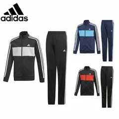 adidas ジャージ　上下セット　キッズ　ジュニア　ストライプ