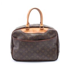 ルイ・ヴィトン LOUIS VUITTON ハンドバッグ ドーヴィル ボーリングヴァニティ モノグラム M47270 PVCコーティングキャンバス レザー ドーヴィル レディース Used B