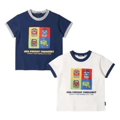 JR貨物電車 東急電鉄 電車大集合 半袖 Tシャツ 子供服 電車 キッズ 小鉄 男の子 乗り物 JR moujonjon 90 100 110 120 130