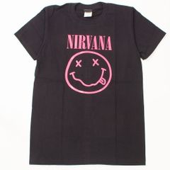 【NIRVANA】ニルヴァーナ ニルバーナ ニコちゃん ロックTシャツ バンドTシャツ バックプリント Against