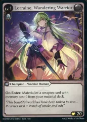 【中古】Grand Archive DOASD ・ EN - 004[C]：Lorraine  Wandering Warrior
