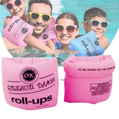 浮き輪 アームリング 腕浮き輪 アームヘルパー 軽量 携帯便利強い浮力 スイミング補助具 アームブイ スイミング道具 水泳用品 男女兼用 子供用 大人用 夏休み レジャー用品 暑さ対策 プール