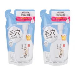 [2個セット]SANA サナ なめらか本舗 泡洗顔 NC つめかえ用 180mL 保湿 乾燥 毛穴 高純度豆乳イソフラボン[ネコポス]のサムネイル