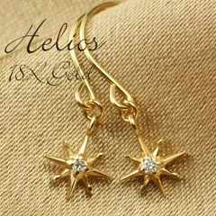2024年最新】ダイヤモンド ピアス ゴールド 18k フラワー 花 揺れる 18