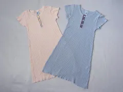 プチバトー petit bateau アウトレット 子供服 女の子 3歳 約 90cm ベビー服 半袖 ワンピース カットソー ピンク 水色 春 夏 ★4 ガールズ 女児 キッズ ベビー 【中古】 ユーズド リサイクル こども