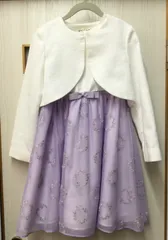 branshes ブランシェス フォーマル セットアップ  女の子 コサージュなし サイズ120 レディース キッズ パープル スカート
