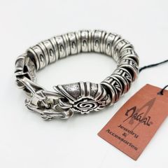 ナグァールNAGUAL シルバー925ブレスレット　24kcat ナグァールNAGUAL シルバー925ブレスレット 24kcat ナグァール