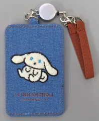 【中古】財布・パスケース ぼーっ サガラ刺繍リール付きパスケース 「アイシナモロール」