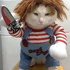 猫 犬 コスプレ ペット服 変身 コスチューム 小型犬 仮装 ハロウィン 仮装服 犬猫用 コスプレ衣装 ハロウィン 仮装 変身ウェア ホラー風 ナイフ持ち コスチューム 面白い撮影グッズ ペット服 ca32