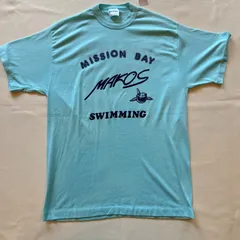 90s　usa　tee jays　半袖　Tシャツ　アート　カレッジ　アメカジ　グランジ　海外　ストリート　y2k　短丈　サメ　【T-182】