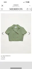 Merryon メリオン ツイード ジャケット (ミント) 新品