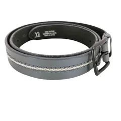 美品【レア】ワイズY's クアドラプルリングレザーベルト 黒 ワイズY's クアドラプルリングレザーベルト 黒 (K-147399) | DC