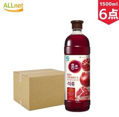 ホンチョ ざくろ酢 1500ml×6本 1BOX むお酢 健康飲料 韓国飲み物 韓国食品 ホンチョ1.5L