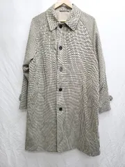 ◇ ⊇ GU ジーユー ゆったり 長袖 ステンカラーコート サイズM ベージュ系 ブラック グリーン メンズ P  【1409090022210】