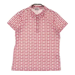 サイズ：1 JACK BUNNY ジャックバニー  半袖ポロシャツ 総柄 レッド系 [240101414913] ゴルフウェア レディース ストスト