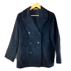 アクアスキュータム Aquascutum コート サイドポケット ブランドボタン 裏地付き 黒 951064のサムネイル