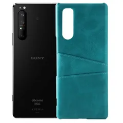 Xperia 1 III ケース SO-51B SOG03 エクスペリア1 マーク3  カード収納 レザー スマート ケース 【Color】 ピーコックグリーン