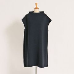 美品✨ヨーコチャン コクーンチュニックシャツ 半袖 黒 ポケット