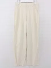 ◇ CIAOPANIC TYPY チャオパニックティピー スリット ドロスト シンプル パンツ サイズM アイボリー レディース E  【1306050073759】