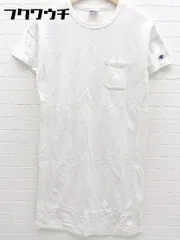 ◇ Champion チャンピオン リバースウィーブ REVERSE WEAVE 半袖 ミニ ワンピース サイズS ホワイト レディース 【中古】 【1002800761401】のサムネイル