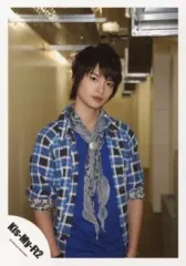 【中古】生写真(ジャニーズ) Kis-My-Ft2/玉森裕太/上半身・チェック柄シャツ青・両手ポケット・顔傾げ/公式生写真