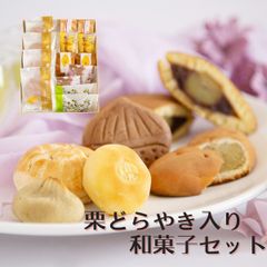 栗どら焼き入り焼き菓子セット×14 【恵那栗工房 良平堂】