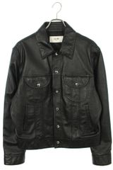 オードン様 奇跡 エディスリマン着用同型 Vマガジン レザージャケット 70s セリーヌバイエディスリマン 23SS 2EE29269L トラッカーレザー