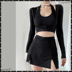 フィットネス水着3点セット レディース夏スポーツ水着セット スイムウェアセパレート 長袖ラッシュガード ハイウエスト水着日焼け防止 プール遊び 韓国風 水陸両用ジム運動用水着女性 タンキニ水着着やせ お洒落20代30代