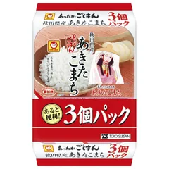 東洋水産 あったかごはん 秋田県産あきたこまち  3個パック (200g×3個)×8個入×(2ケース)｜ 送料無料 パックごはん レトルトご飯 ごはん