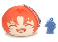 【中古】ぬいぐるみマスコット・ぬいぐるみバッジ 月永レオ(笑顔ver.) 「あんさんぶるスターズ! おまんじゅうにぎにぎマスコット+(プラス) 第3弾」アニメイトBOX購入特典