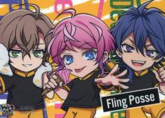 [중고] 클리어 포스터 미니 클리어 포스터 Fling Posse [히프노시스 마이크-Division Rap Battle- Rhyme Anima +×극락탕·RAKU SPA 레페젠 스파센 뜨거운 전투에 우리들이 참가 ~Rhyme Anima +~]