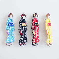 【LM / エルム】ブローチ 着物女子  /  立体刺繍アクセサリー