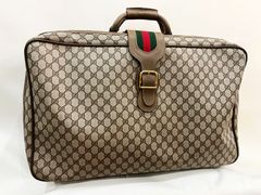 レア 美品　グッチ　トラベルバッグ　ネイビー　シェリーライン　トランクケース 楽天市場】【中古】正規品 GUCCI オールドグッチ シェリーライン