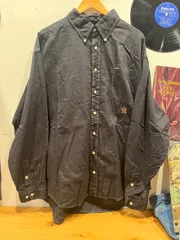 古着　TOMMY HILFIGER   長袖シャツ　BLACK