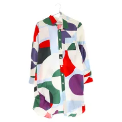 JUNYA WATANABE COMME des GARCONS (ジュンヤワタナベ コムデギャルソン) マルチドットロング丈ロングスリーブ長袖シャツ JO-O071 ホワイトのサムネイル