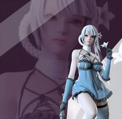 1/8 ガレージキット フィギュア 未塗装 kaine 24cm - メルカリ