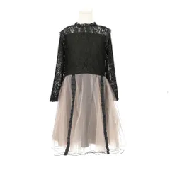 ☆ ブラック ☆ 120cm ☆ 子供ワンピース フォーマルドレス pk133 ドレス 子供 ピアノ 発表会 ワンピース フォーマルドレス アクセ 収納 レース 女の子 チュールスカート キッズ こども 子ども 子ども服 入学式 入園式 卒園式 結婚式 秋 春