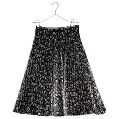 気まぐれsale【PRADA】 ウール100%フレアスカート 赤 38 美品