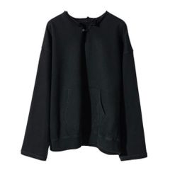 CORD. ROUND CUT VENT CREW-NECK