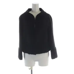 グレースコンチネンタル GRACE CONTINENTAL ノーカラージャケット ボア アウター 36 黒 ブラック 03126501 /ROのサムネイル
