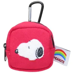 スヌーピー ミニポーチ カラビナミニポーチ カラフル ピーナッツ ナカジマ 小物入れ キャラクター グッズ シネマコレクション