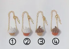 【No.158】10cm ぬいぐるみ用 ポシェット どんぐりのサムネイル