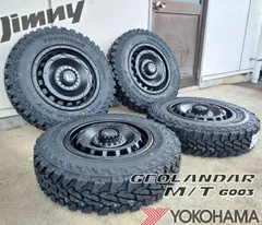 ジムニー シエラ 16インチ LEXXEL SwaGGer スワッガー ヨコハマ ジオランダー MT G003 225/75R16 215/70R16のサムネイル