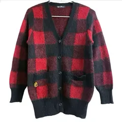 【希少美品】90s ヒステリックグラマー　総柄　ラメ　ニットカーディガン 2025年最新】HYSTERIC GLAMOUR カーディガンの人気アイテム - メルカリ