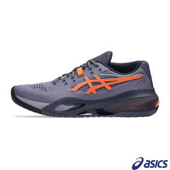 25SS ASICS アシックス 「GEL-RESOLUTION X ゲルレゾリューション X」(1041A481) グレイッシュパープル・ノヴァオレンジ(500) 硬式テニスシューズ（オールコート）