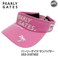 パーリーゲイツ サンバイザー 053-3187502 ピンク 日本仕様 PEARLY GATES 新品 未使用