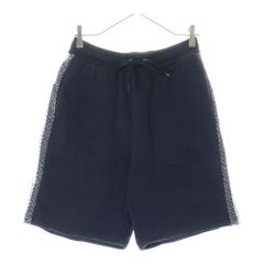 BURBERRY (バーバリー) 19AW モノグラム サイドライン ハーフパンツ ブラック 8026942