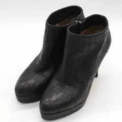 エンポリオアルマーニ ブーツ 本革 レザー ブランド シューズ 靴 イタリア製 黒 レディース 35サイズ ブラック Emporio Armani 【中古】のサムネイル